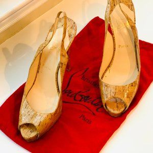 Christian Louboutin Cork Heeled pumps